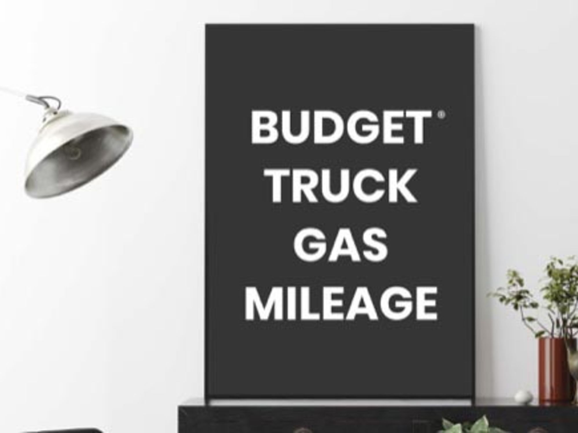 Budget® Truck Rental Gas Mileage